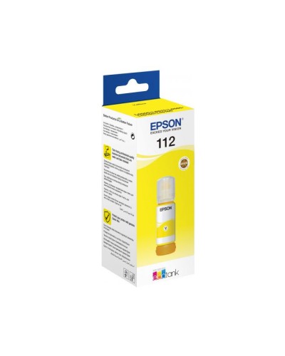 Epson 112 EcoTank C13T06C44A Pigment Yellow Оригинальные пигментные чернила