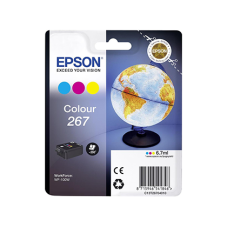 Epson 267 Globe C13T26704010 Tri-Colour Оригинальный цветной картридж 6.7 мл 200 страниц