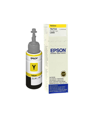 Epson 673 T6734 Y C13T67344A Yellow Оригинальные чернила 70 мл