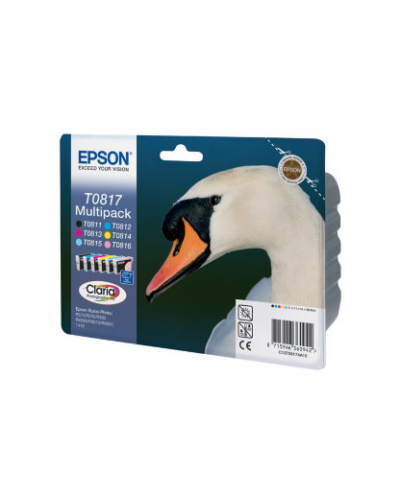 Epson T0807 C13T08074011 Claria Photographic Оригинальный набор картриджей
