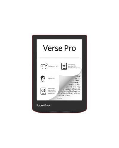 PocketBook 634 Verse Pro Passion Red – Elektron Kitab Oxuyucu