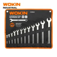 WOKIN Kombinə Açar Dəsti 12 Parça (6–22 mm) – CrV, Xrom Örtük
