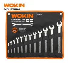 WOKIN Kombinə Açar Dəsti 12 Parça (6–22 mm) – CrV, Xrom Örtük