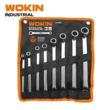 WOKIN Yıldız İki Ağız Açar Takımı 8 Parça 6–22 mm – CrV, Xrom Örtüklü