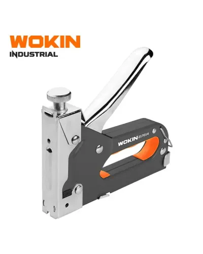 Степлер строительный WOKIN 4–14 мм (с набором)