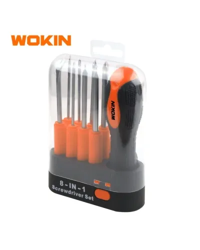 WOKIN 9 Parça Dəyişən Uclu Tornavida Takımı – Multi Bit Set