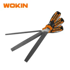 WOKIN 3 Parça Polad Ege Dəsti 8" (Yastı, Yarım Dairəvi, Dairəvi)