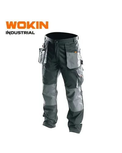WOKIN İşçi Şalvarı L – Slim Fit, Gücləndirilmiş Dizlər