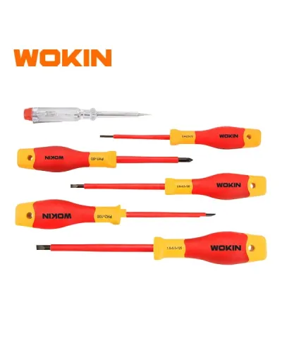 WOKIN Yüksək İzolyasiyalı 6 Parça Tornavida Dəsti