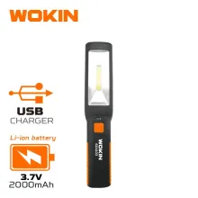 WOKIN Çalışma Fənəri 280×56×35mm – LED, Şarj Olunan, Maqnitli