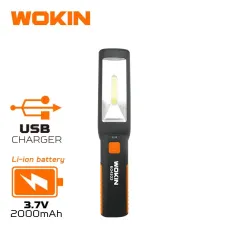 WOKIN Çalışma Fənəri 280×56×35mm – LED, Şarj Olunan, Maqnitli