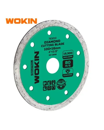 WOKIN Endüstriyel Sürekli Elmas Disk 230×22.2mm – Beton və Daş üçün Kəsici Disk