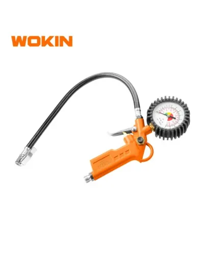 WOKIN Lastik Şişirmə Tapançası – Manometrli, Peşəkar