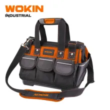 WOKIN Əl Tipi Alət Çantası 14" – Möhkəm, Çox Cibli