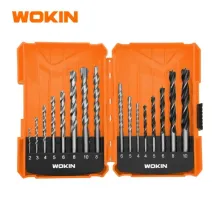WOKIN набор сверл 16 предметов (HSS + дерево + бетон)