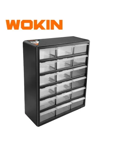 WOKIN Пластиковый Шкаф с 18 Ящиками