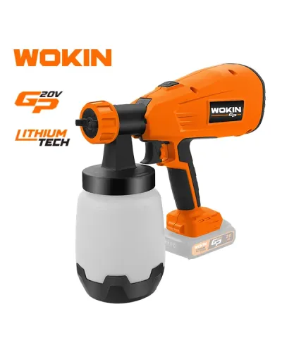 WOKIN Akkumulyatorlu Rəngsaz Tapançası 20V (300 ml/dəq)