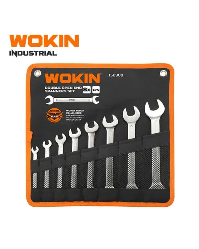 WOKIN İkitərəfli Açıq Ağız Açar Dəsti 8 Parça 6–22 mm