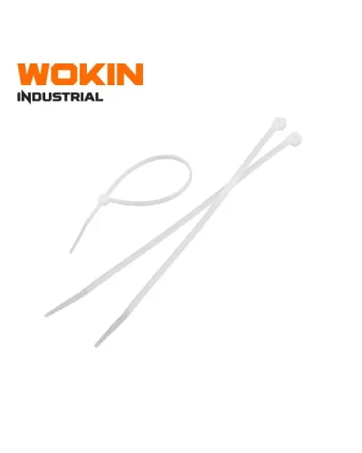 WOKIN Прозрачные Кабельные Стяжки 7.6×450 мм (100 шт)