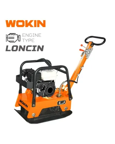 WOKIN İrəli/Geri Hərəkətli Benzinli Vibrasiya Plitəsi 6.5 HP (3 Ton)