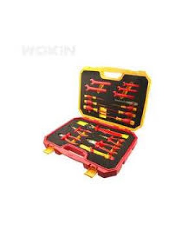 WOKIN İzolyasiyalı Pəncə Dəsti 18 Parça – Elektrikçi Alət Seti