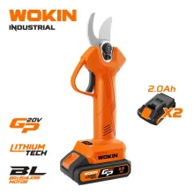 WOKIN Şarjlı Bağ Budama Makası 20V 20/30mm – Kömürsüz Professional Bağ Aləti