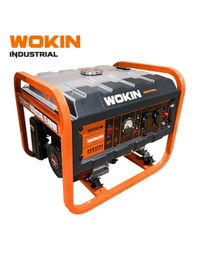 WOKIN Endüstriyel Benzinli Generator 3000W – Güclü və Etibarlı Enerji Mənbəyi