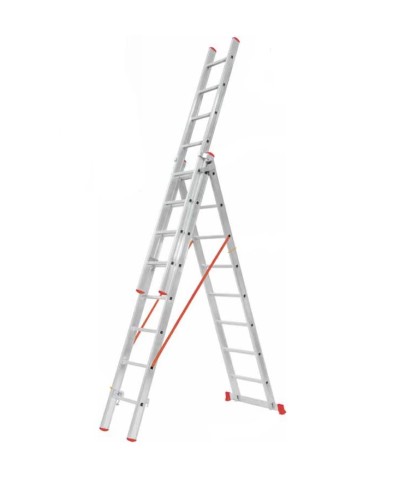 WOKIN Alüminium Sürgülü Nərdivan 2×12 – Professional Teleskopik Nərdivan