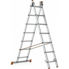 WOKIN Alüminium Sürgülü Nərdivan 2×10 – Peşəkar Teleskopik Nərdivan