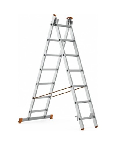 WOKIN Alüminium Sürgülü Nərdivan 2×10 – Peşəkar Teleskopik Nərdivan