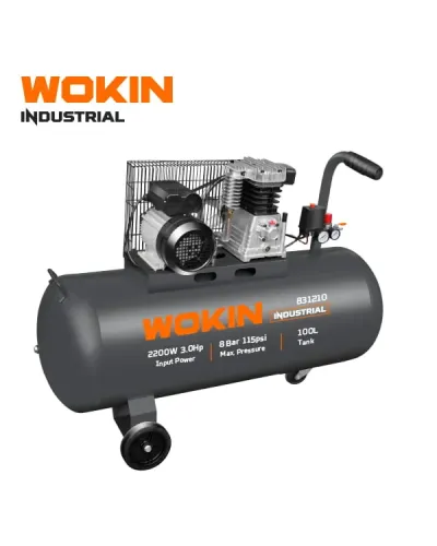 WOKIN Industrial Hava Kompressoru 100L 2.2kW / 3HP
