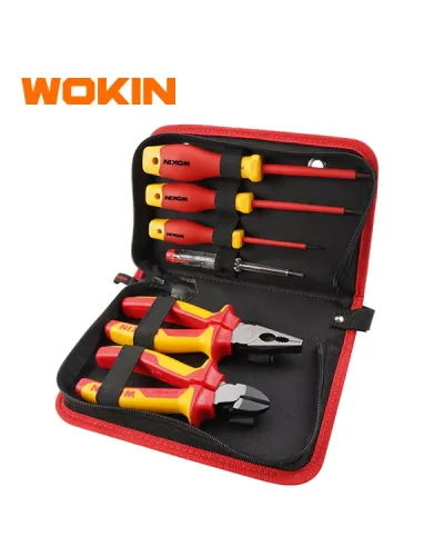 WOKIN İzolyasiyalı Pəncə Takımı 6 Parça – VDE Sertifikatlı Elektrik Alətləri