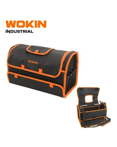 WOKIN Endüstriyel Çift Qat Alət Çantası 17" – Peşəkar və Davamlı