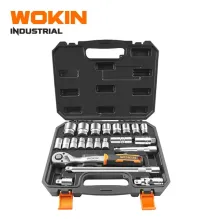 WOKIN Endüstriyel Lokma Açar Dəsti 1/2″ 22 Parça – Peşəkar Cr-V Set