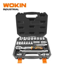 WOKIN Endüstriyel Lokma Açar Dəsti 1/2″ 22 Parça – Peşəkar Cr-V Set