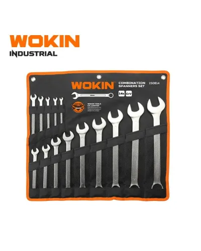 WOKIN 14 Parça Kombinə Açar Dəsti 6–32 mm – Cr-V Peşəkar Set