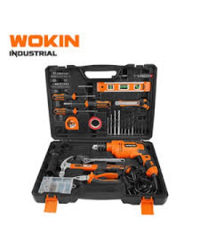 WOKIN 109 Parça 12V Akülü Matkap və Ev Alət Seti