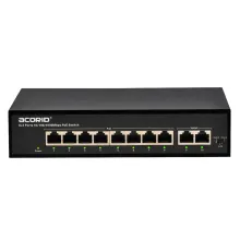 Acorid CGS1110P – 8 Port Gigabit PoE + 2 Uplink Switch