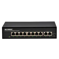 Acorid CGS1110P – 8 Port Gigabit PoE + 2 Uplink Switch