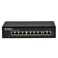 Acorid CGS1110P 8-портовый Gigabit PoE+ коммутатор + 2 Gigabit Uplink