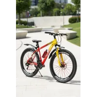 Velostrim Dağ Velosipedi Disk Əyləc Amortizatorlu