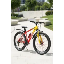 Горный велосипед Velostrim с дисковыми тормозами и амортизатором
