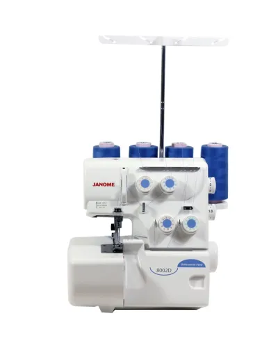 Janome 8002D elektrikli overlok maşını – 2/3/4 iplik dəstəyi ilə peşəkar emal