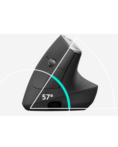 LOGITECH MX Vertical Advanced Ergonomic Mouse - GRAPHITE - 2.4GHz/BT - EMEA