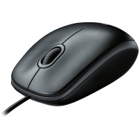 Logitech B100 910-003357 800 DPI Проводная оптическая мышь Black