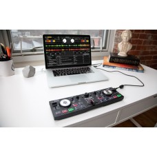 Numark DJ 2 GO 2 TOUCH Ultra Kompakt 2 Deck DJ Kontroller