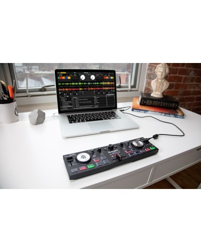 Numark DJ 2 GO 2 TOUCH Ultra Kompakt 2 Deck DJ Kontroller