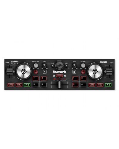 Numark DJ 2 GO 2 TOUCH Ultra Kompakt 2 Deck DJ Kontroller
