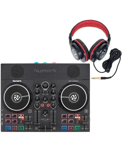 Numark Party Mix Live Bundle 2 Deck DJ Kontroller