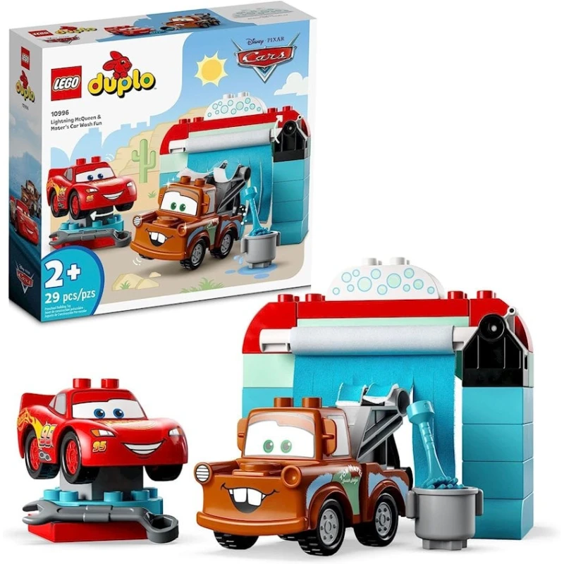 Конструктор Lego Duplo Lightning McQueen & Mater's Car Wash Fun 10996, 2+ лет, 29 элементов